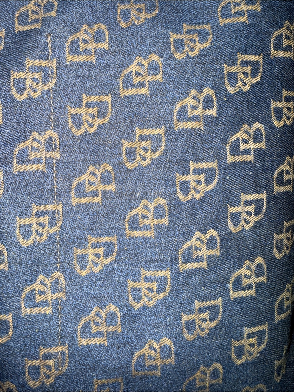 Dooney & Bourke Denim Mini Sac Logo Hobo Bag -Blue/Denim - Picture 10 of 12